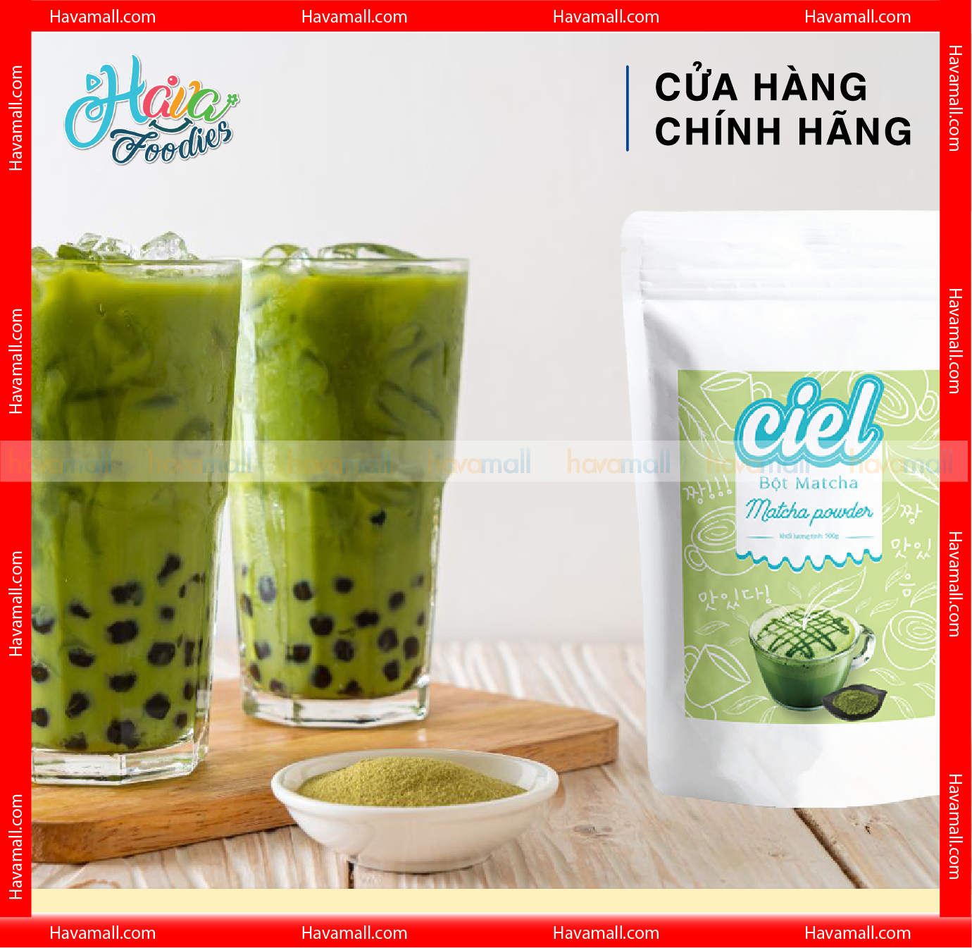 [KÈM CÔNG THỨC] Bột Matcha Ciel 60g – Match Powder
