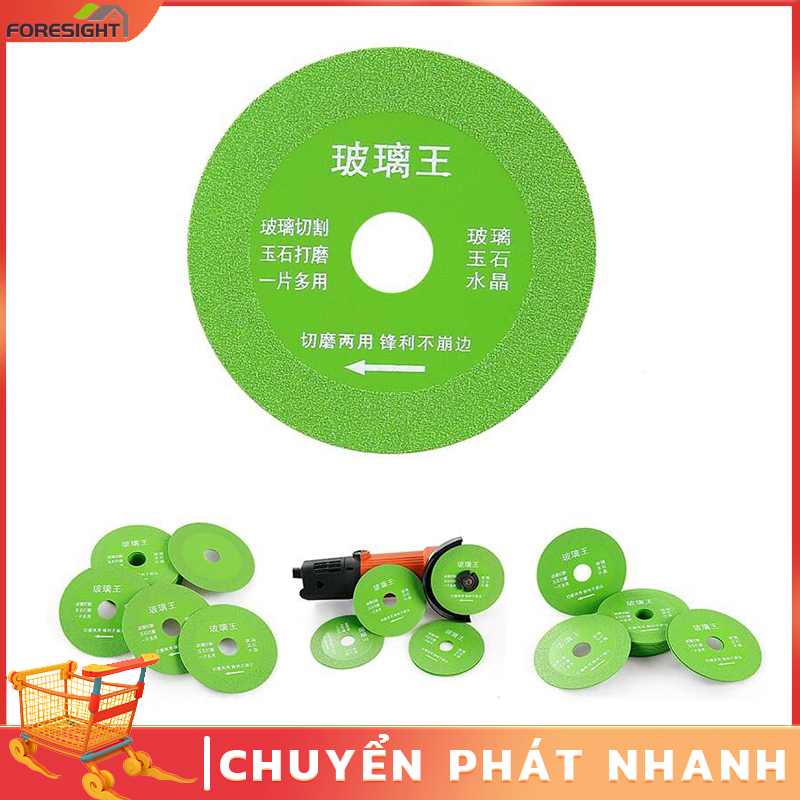 Đĩa cắt kính, đĩa cắt kính cho máy mài góc, đĩa cắt nhanh và chính xác, đĩa cắt kim cương, cho thủy tinh, gốm sứ, gạch men