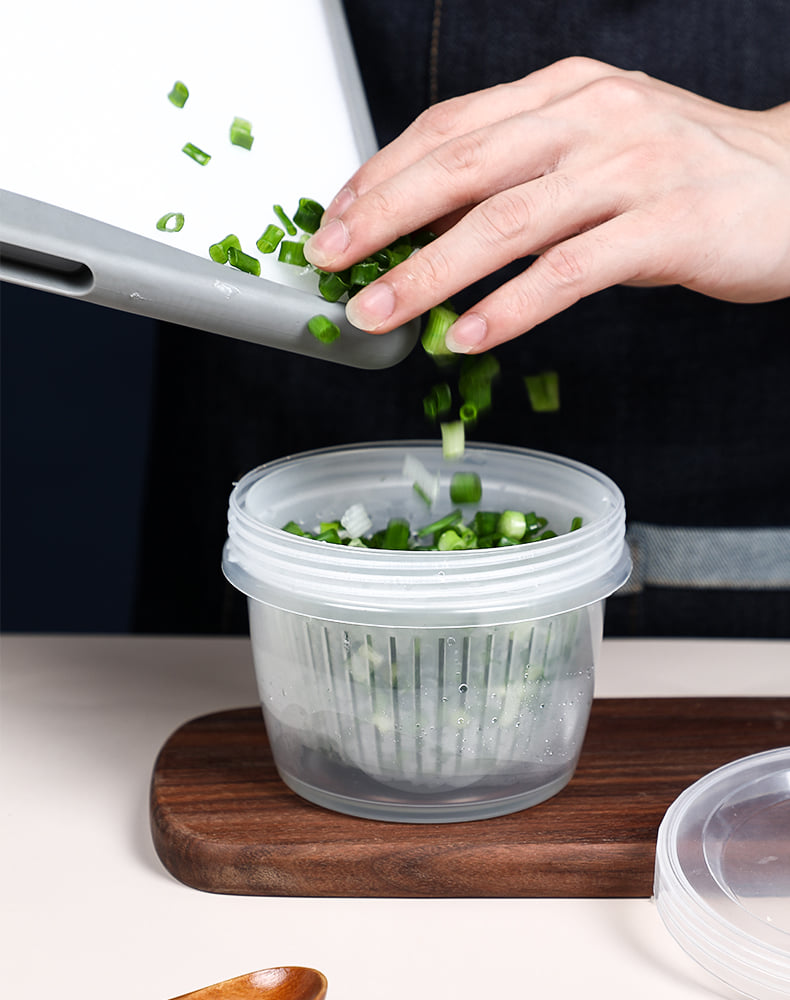 Rổ mini đựng hành tỏi có nắp