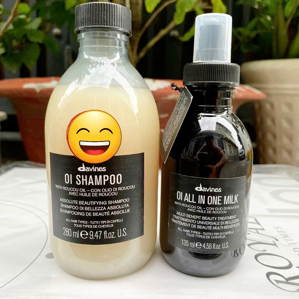 Dầu gội và xịt dưỡng Sữa giúp tóc bóng mượt, chắc khỏe Davines OI 280ml/135ml
