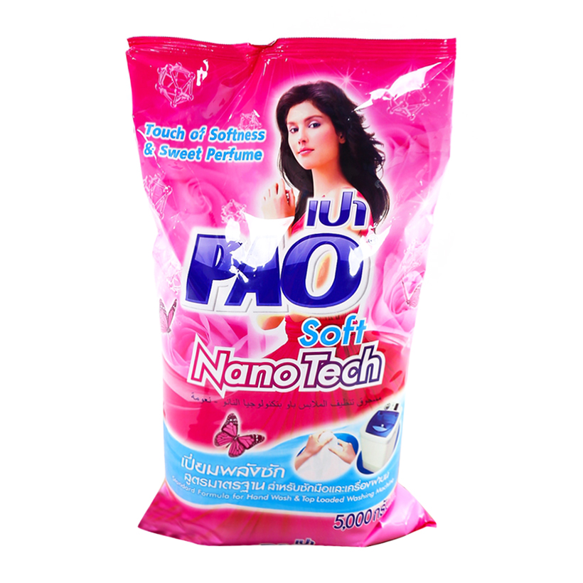 xà phòng bột giặt pao 5kg thái lan