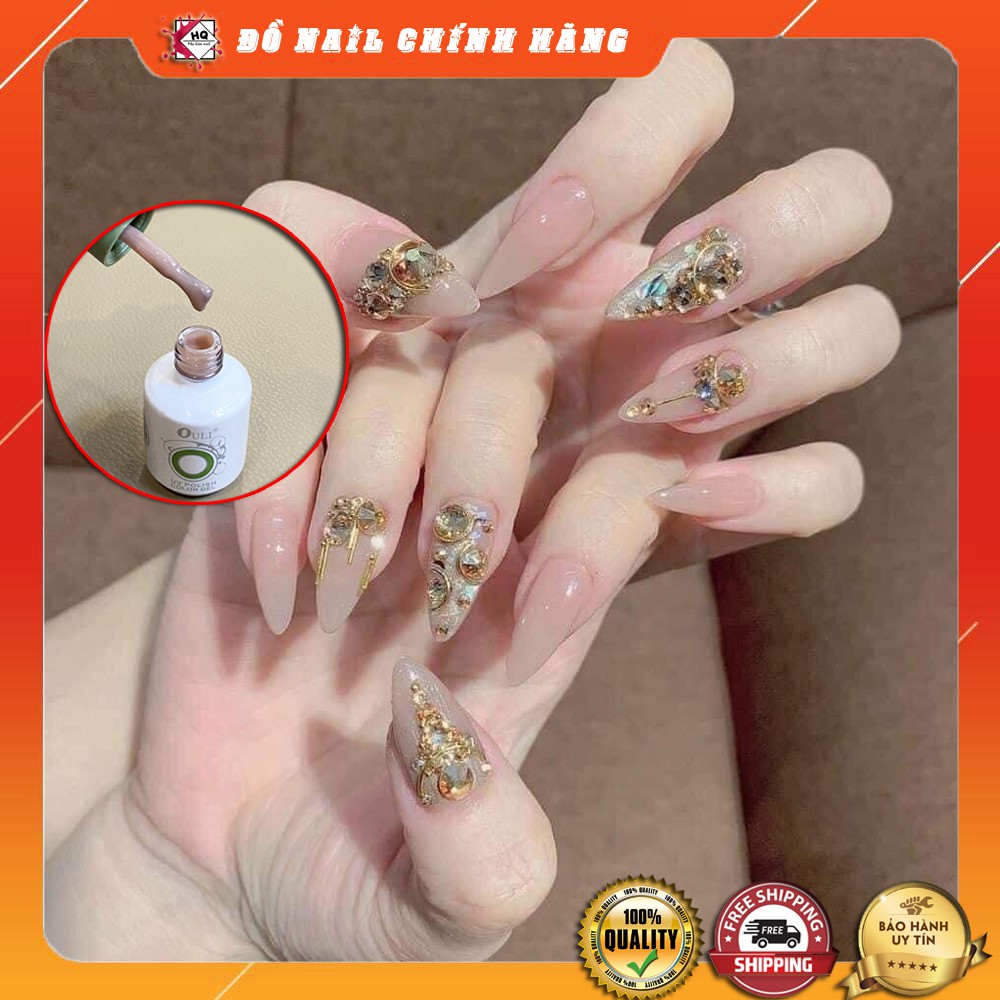 Sơn thạch Nude sữa màu HOT làm nail 2021