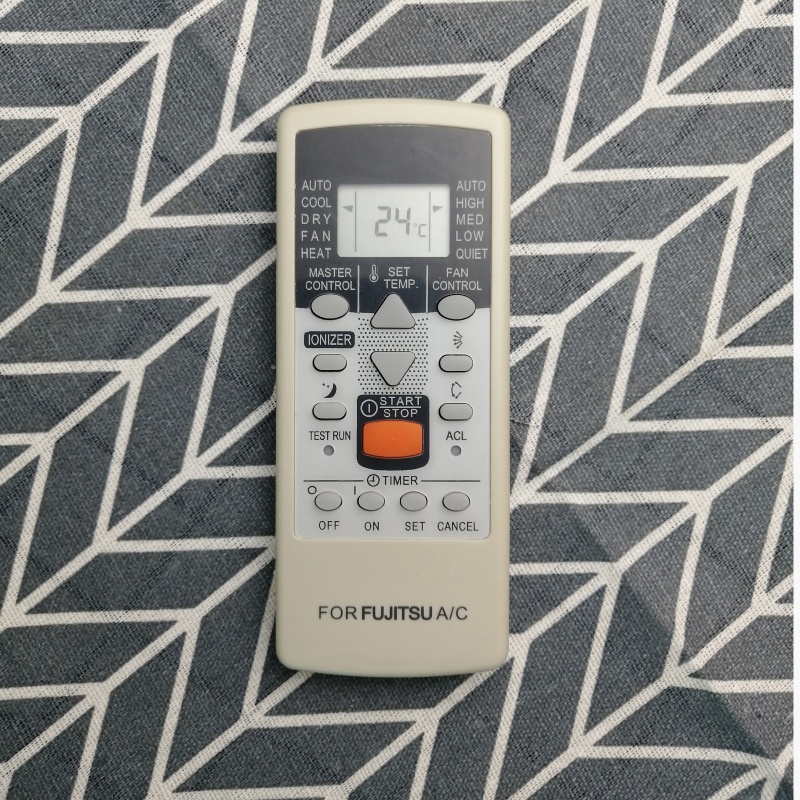điều khiển điều hòa fujitsu nút cam - MODEL:AR-PV1remote máy lạnh fujitsu