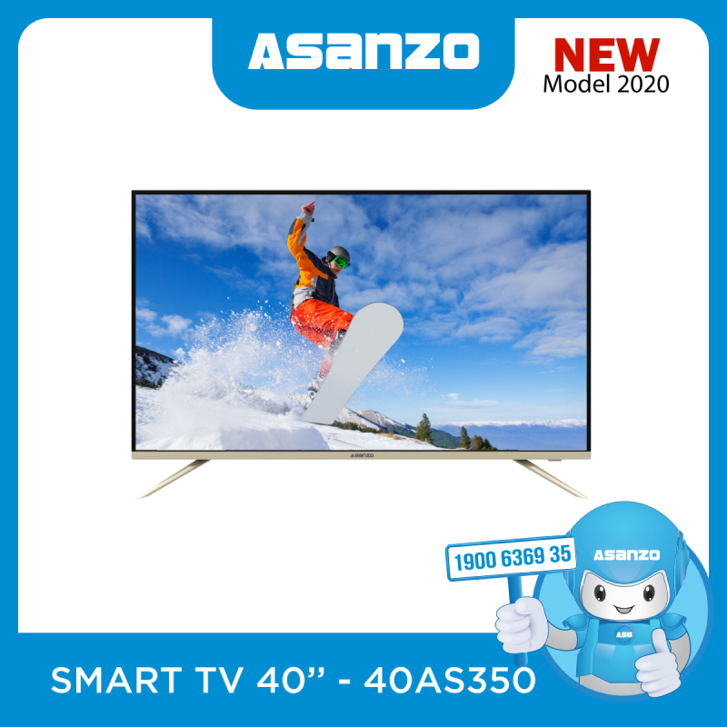 Bảng giá Smart Tivi 40 inch Full HD Asanzo 40AS350 Miễn Phí 12 Tháng ClipTV (Android Tivi 8.0, Tích hợp tính năng tìm kiếm bằng giọng nói, Picture Wizard thế hệ II) (new 2020) Bảo Hành 2 Năm