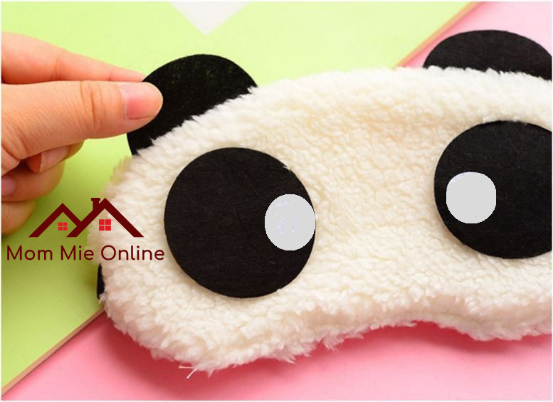 Bịt mắt ngủ gấu trúc vải bông - I043