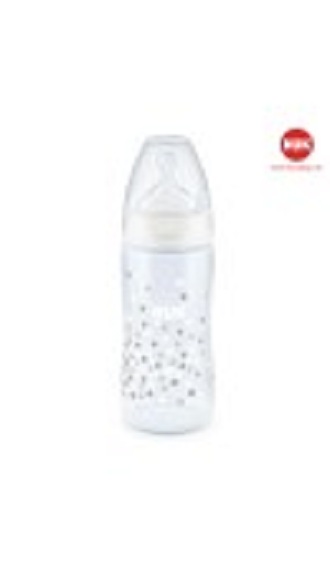 BÌNH SỮA NUK PREMIUM CHOICE+ NHỰA PP 300ML (0-6m và 6-12m)