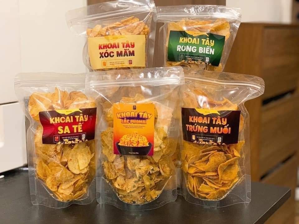 Snack khoai tây vị rong biển
