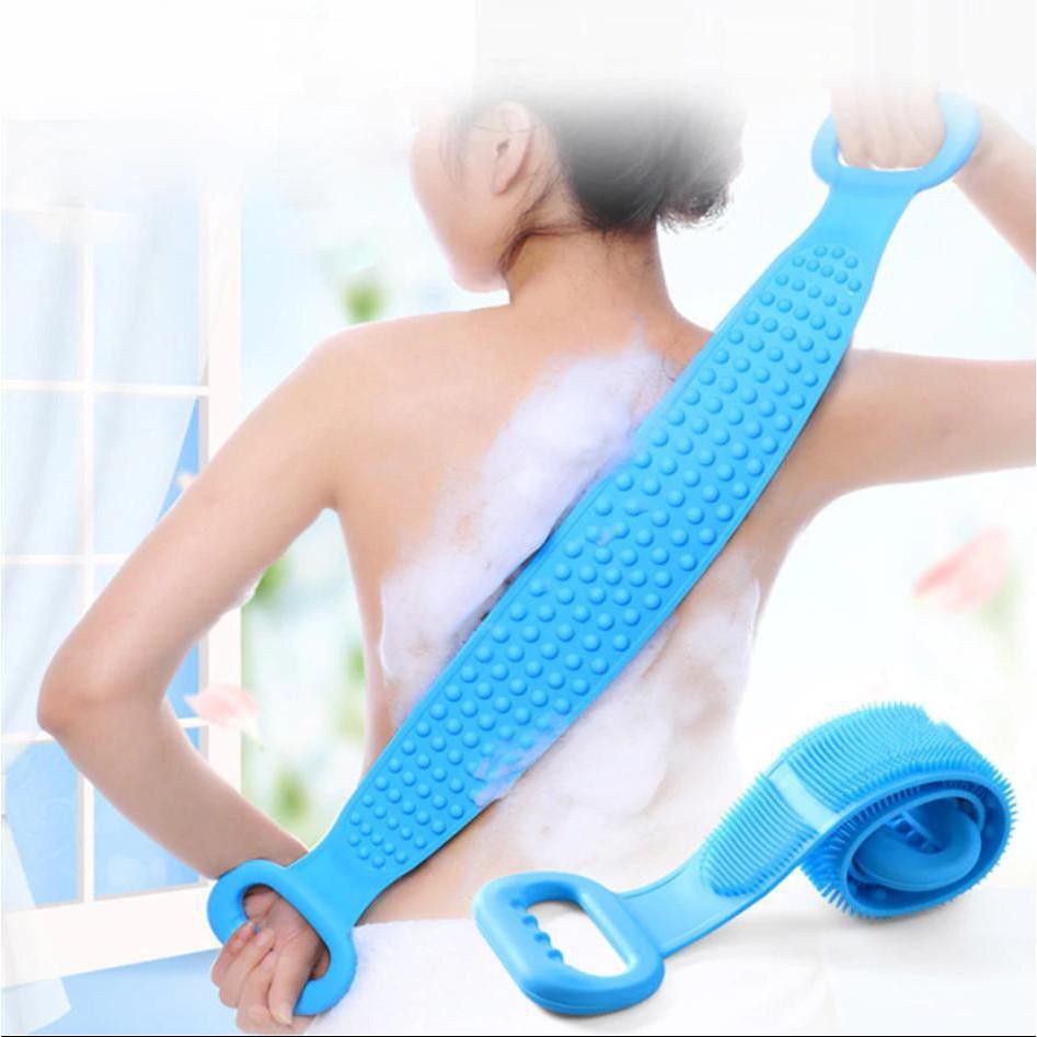 ⛔GIADUNGHOALONG⛔ Dây cọ lưng silicon (2 MẶT)