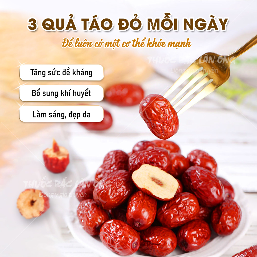 Táo Đỏ Hàn Quốc 500g - Thuốc Bắc Lãn Ông