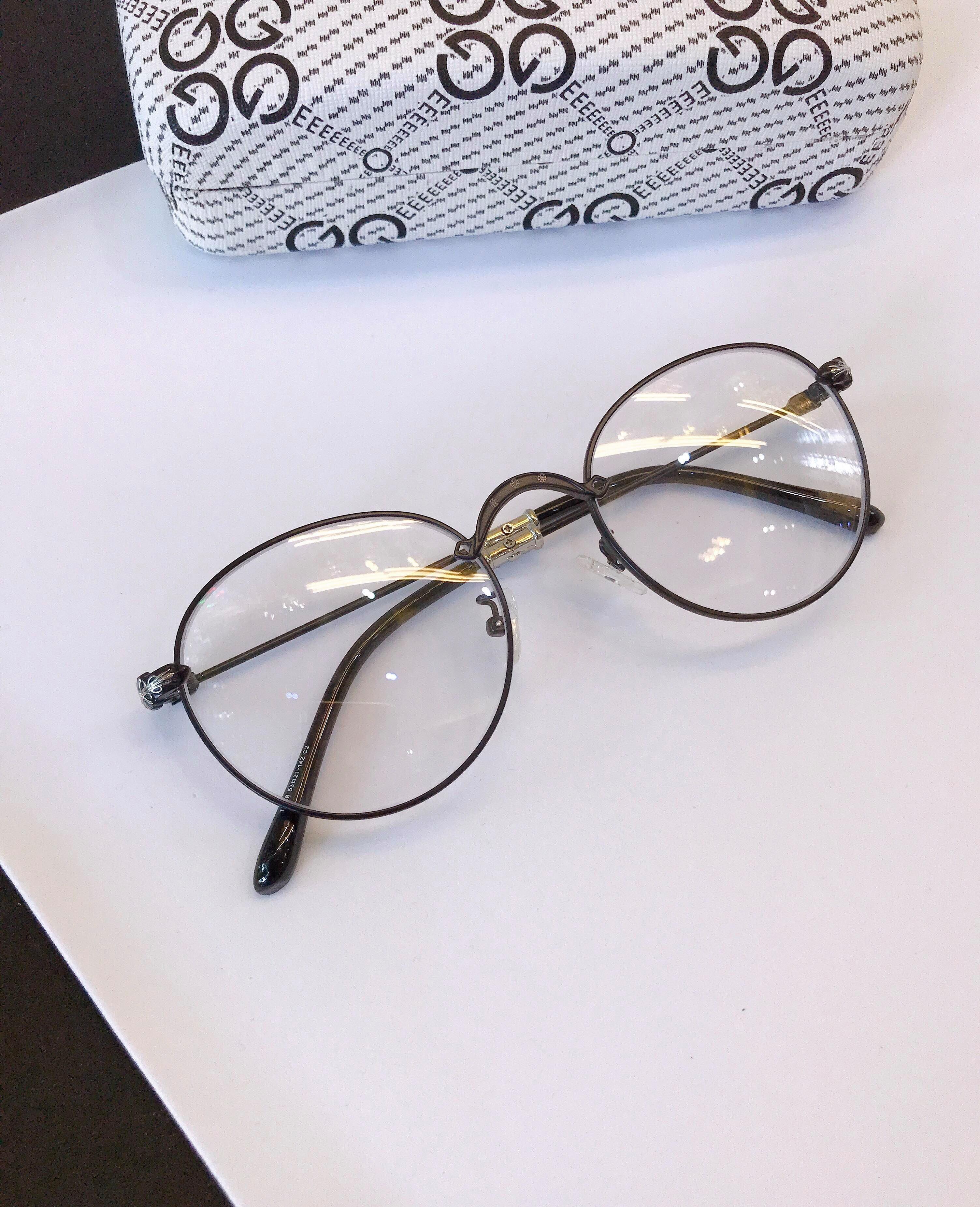 Kính CHROME HEART Mắt tròn Thời trang (Nhiều màu)