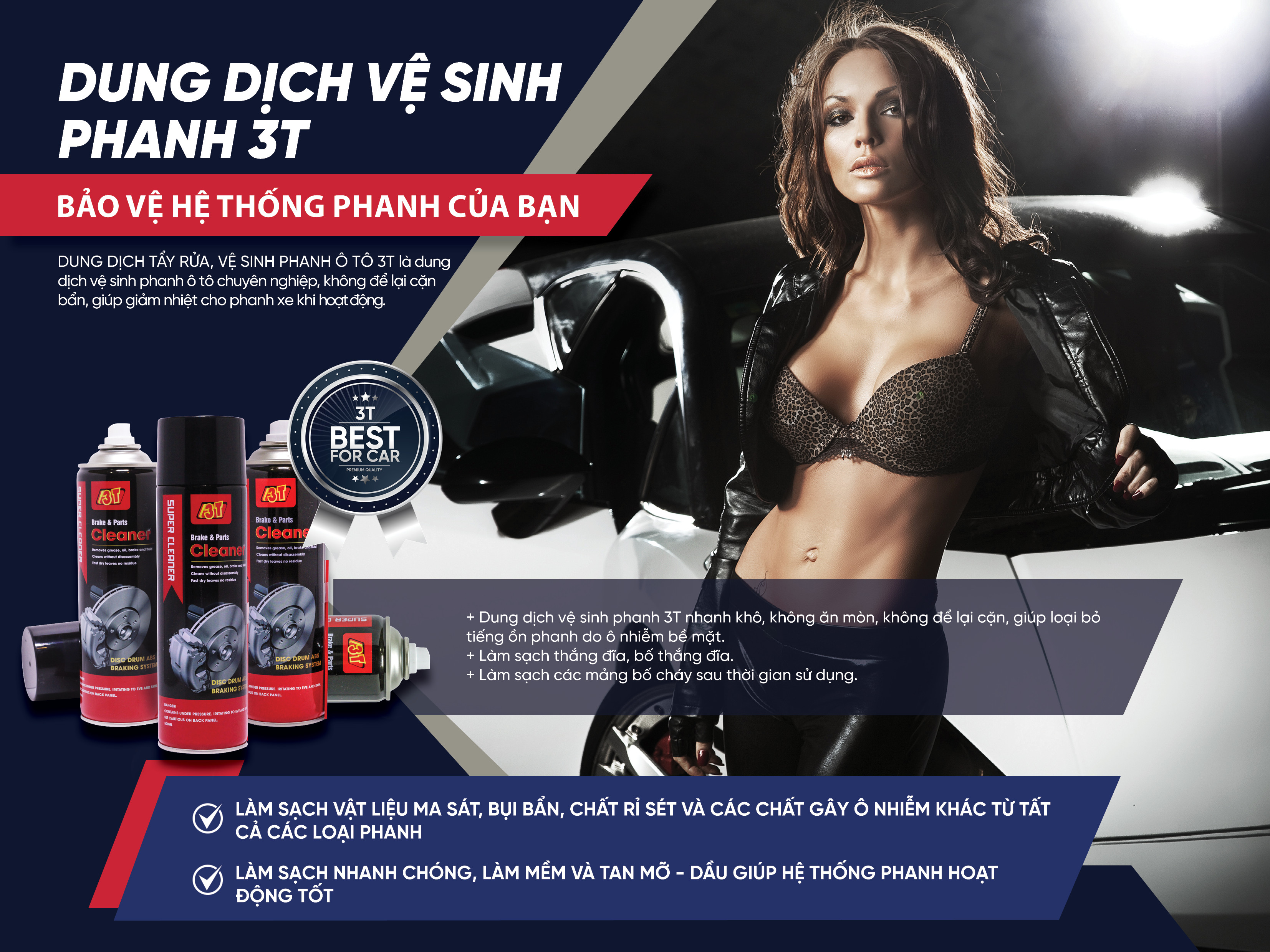 VỆ SINH MÁ PHANH BRAKE & PART 3T CHÍNH HÃNG