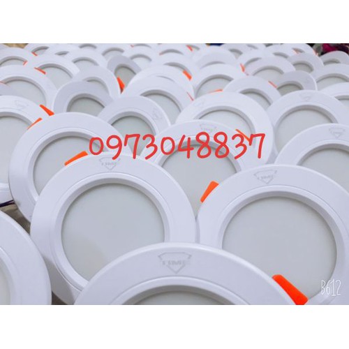 Đèn led âm trần 9w 3 chế độ ánh sáng