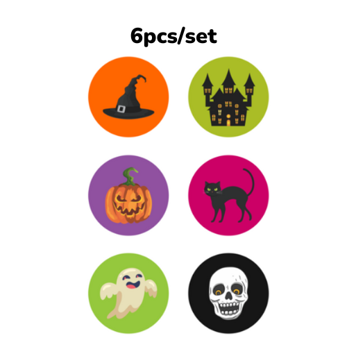 Tem cắm bánh Cupcake chủ đề Halloween bbhl11