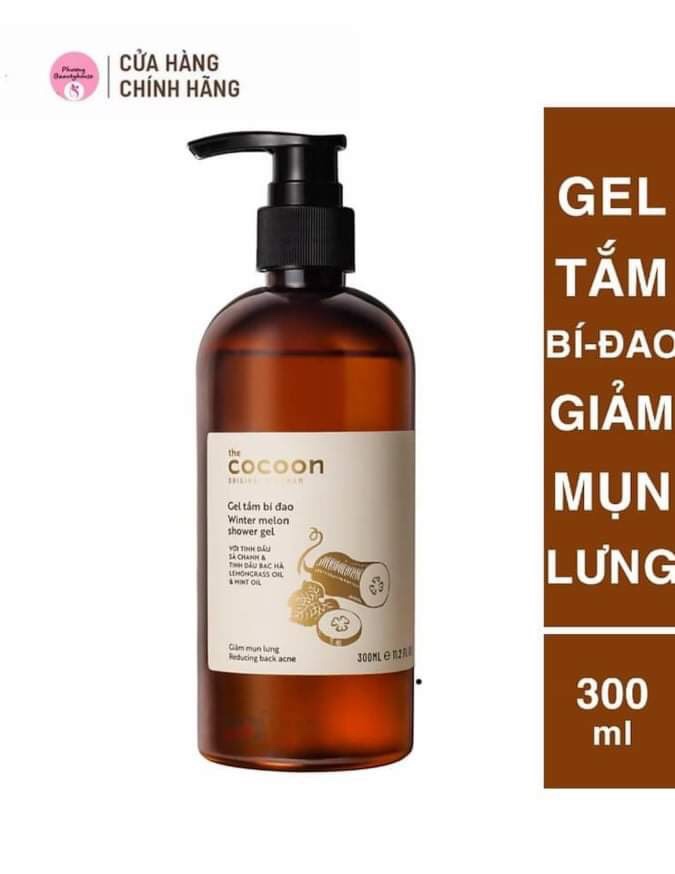 [HCM]Gel tắm bí đao Cocoon 300ml (winter melon shower gel)