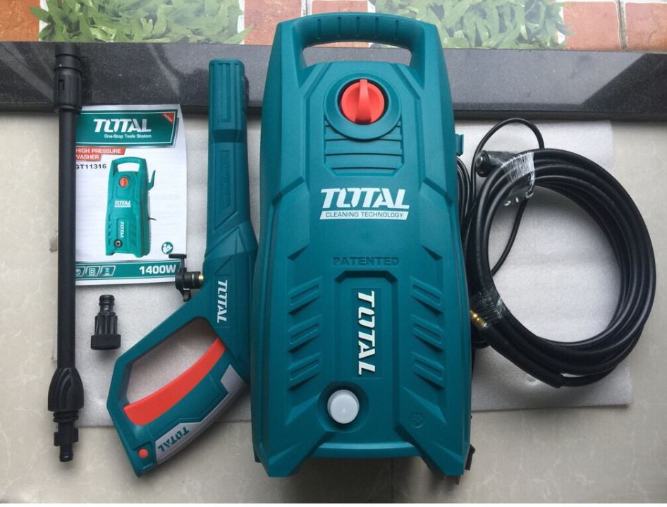 1400W Máy phun xịt rửa áp lực cao Total TGT11316