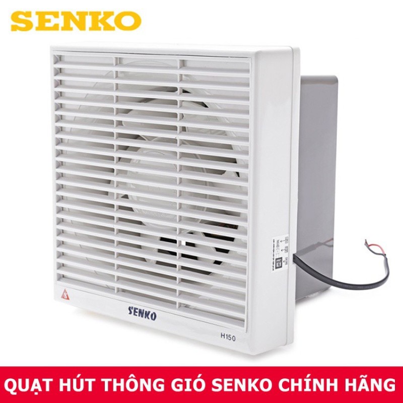 [HCM]Quạt hút thông gió quạt hút âm tường H150 Senko chính hãng bảo hành 24 tháng miễn phí
