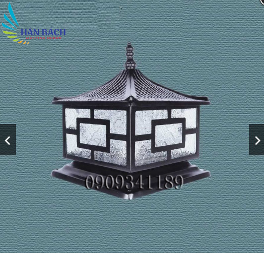 [HCM]Đèn trụ cổng Nhôm đúc Cao cấp D250