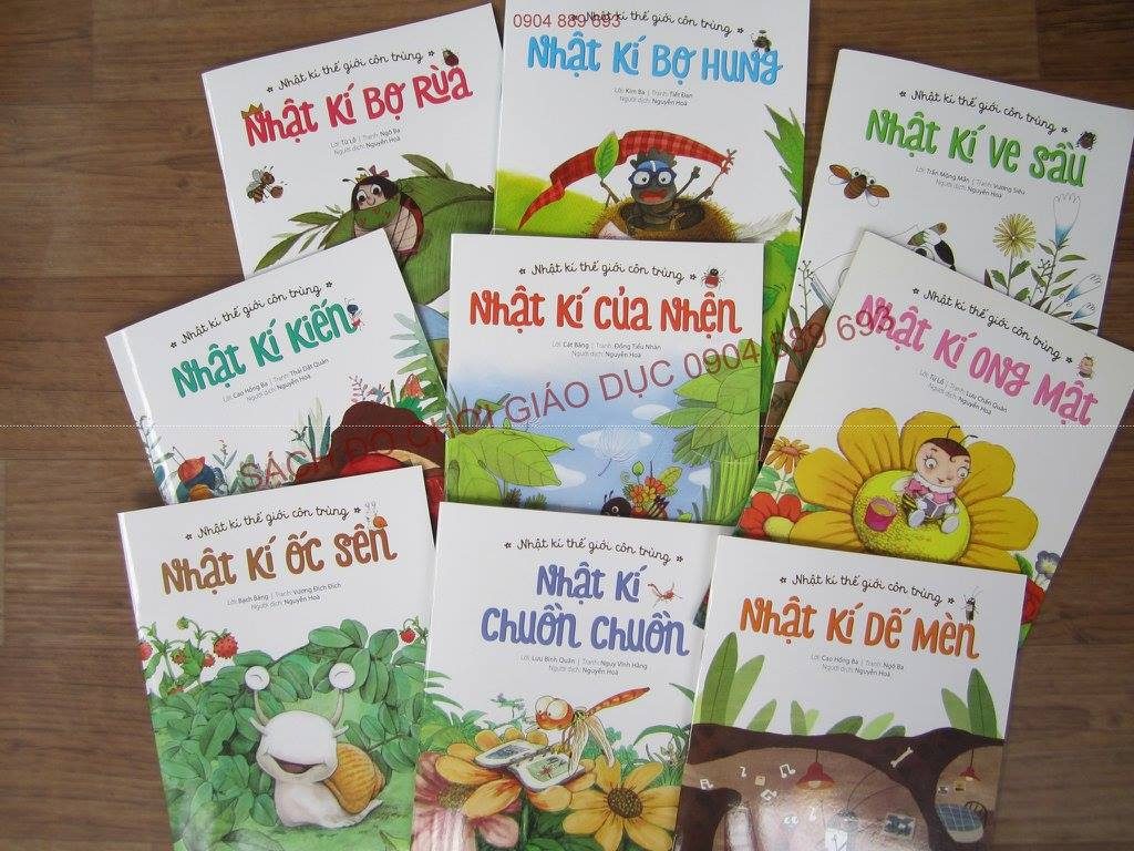 Sách - com bo Nhật Kí Thế Giới Côn Trùng