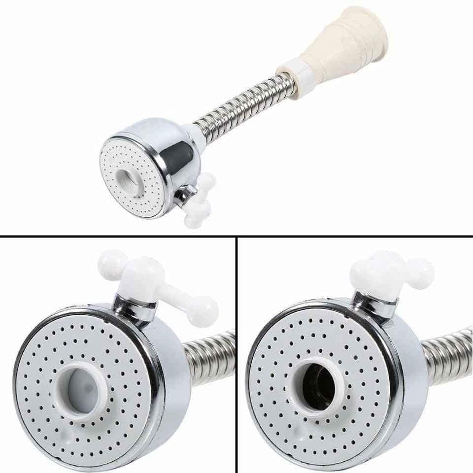 Bộ Tăng Áp Vòi Nước Rửa Chén Xoay 360 Độ