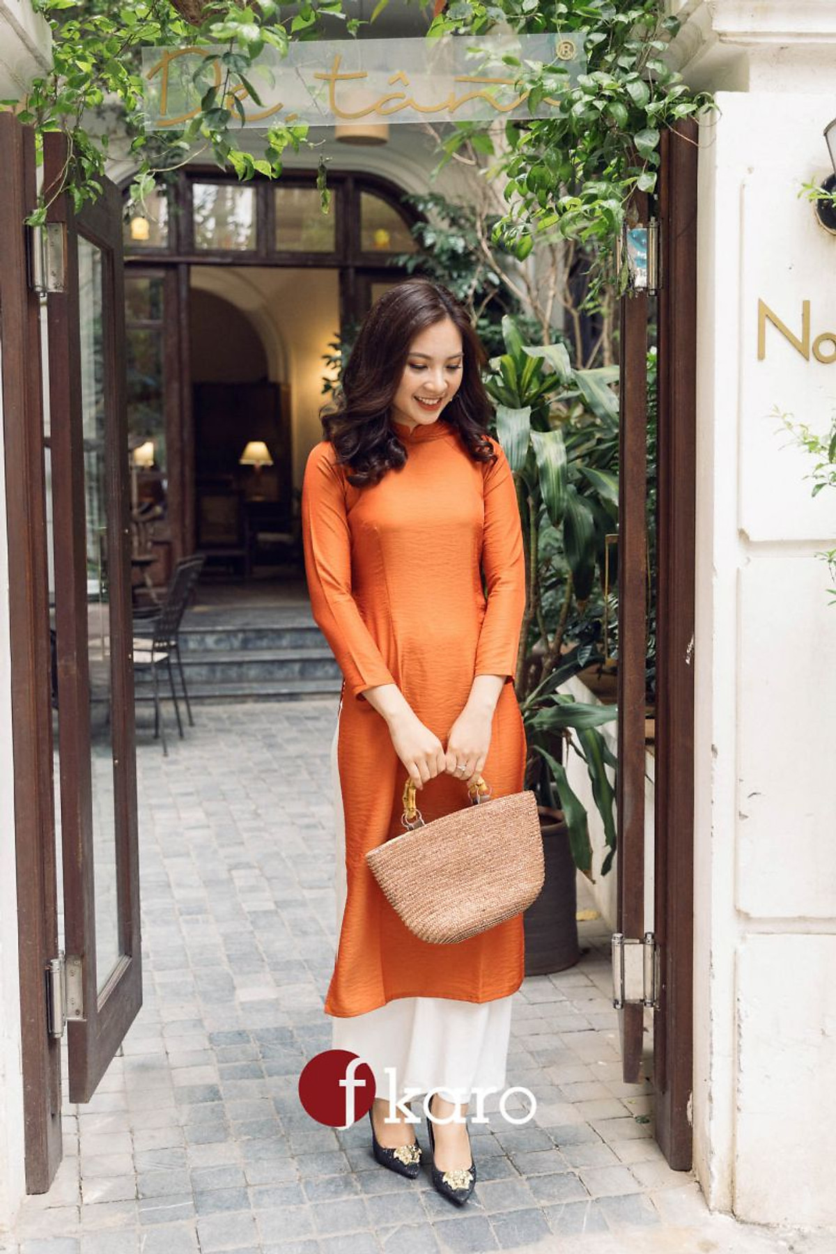 Áo Dài Cách Tân Lụa Tô Châu Cao Cấp - Mian.vn  ( hàng kỹ - hình thật )