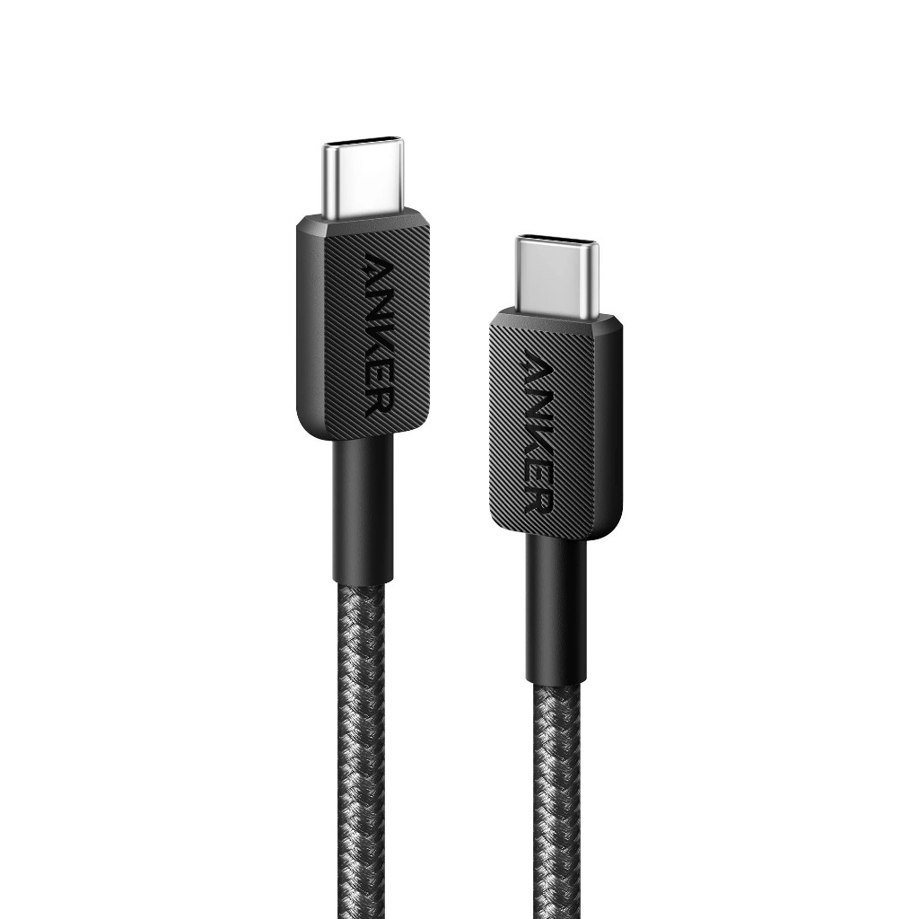 Cáp sạc anker 322 nylon cable iii usb-c to usb-c 60w - dài 0.9m/1.8m - a81f5/a81f6