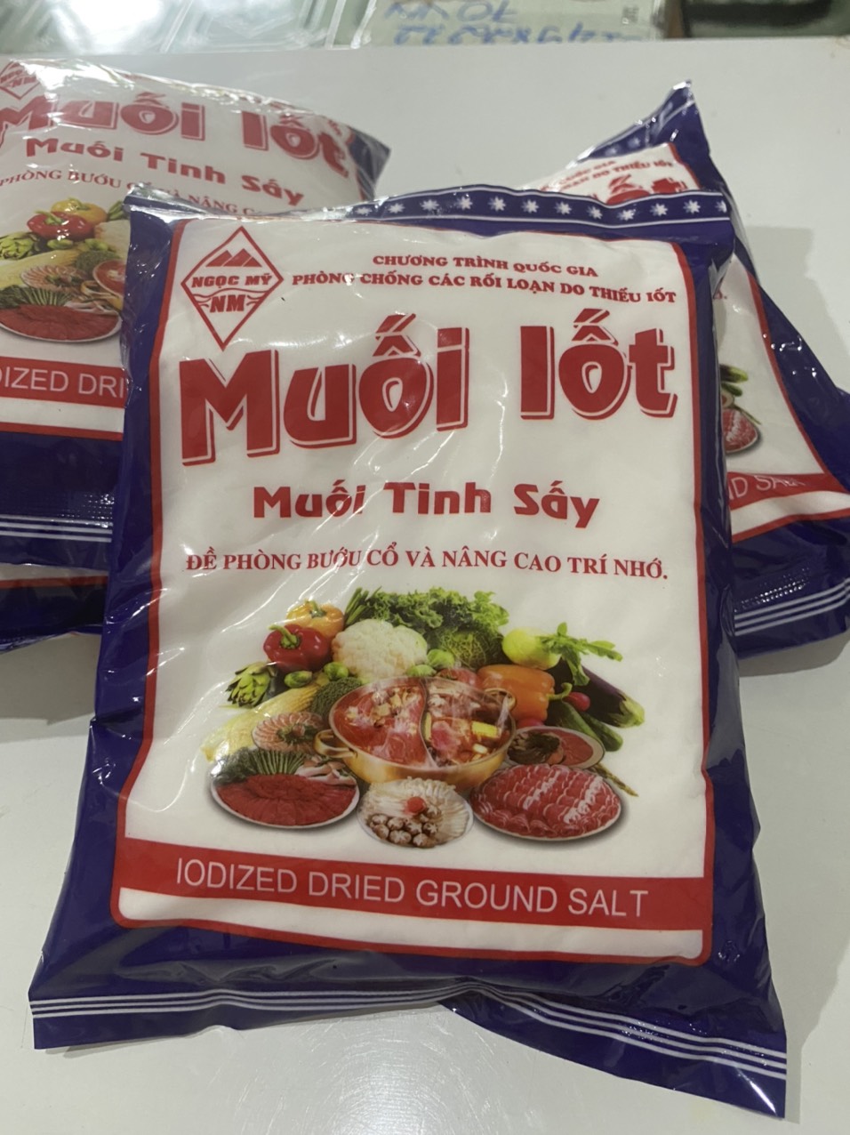 MUỐI I-ỐT MUỐI SẤY TINH 1kg