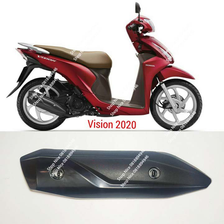 Ốp pô nhựa xe máy Honda Vision 2020