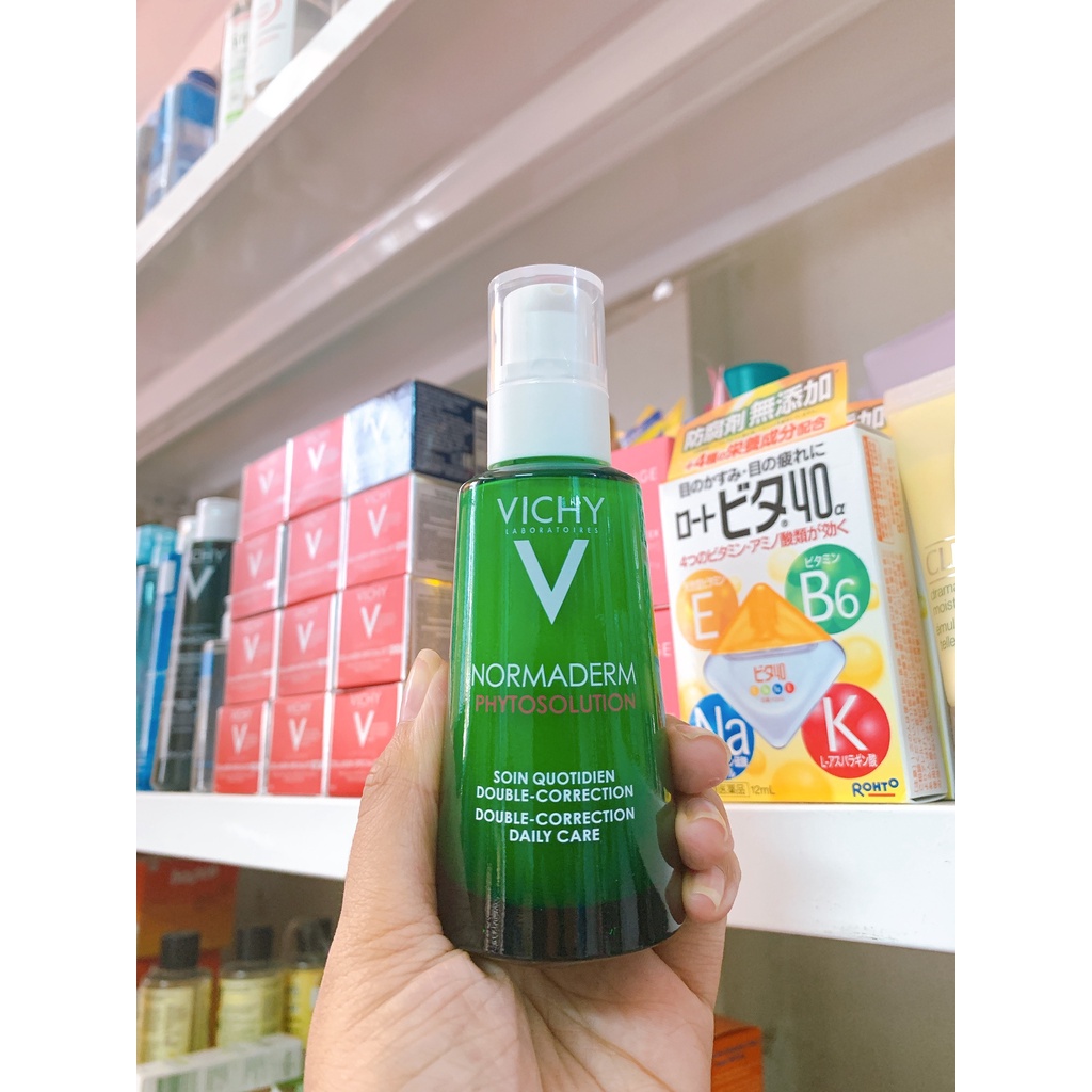 Kem dưỡng vichy dạng gel sữa dành cho da dầu mụn - normaderm phytosolution tác động kép50ml