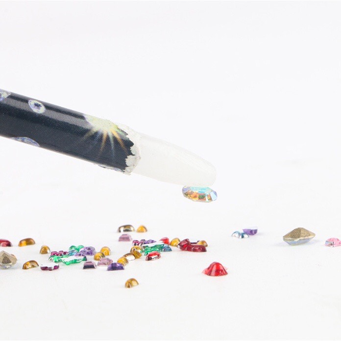 Bút sáp nến chấm đá, charm chuyên dụng làm nail