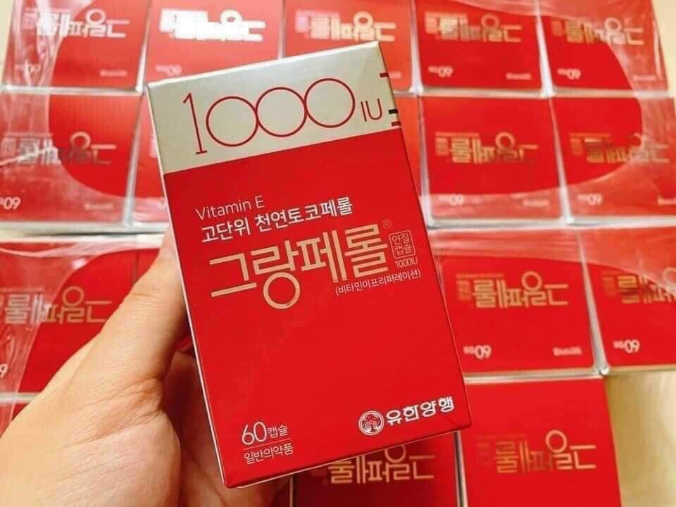 Vitamin E 1000IU Hàn Quốc 60 viên