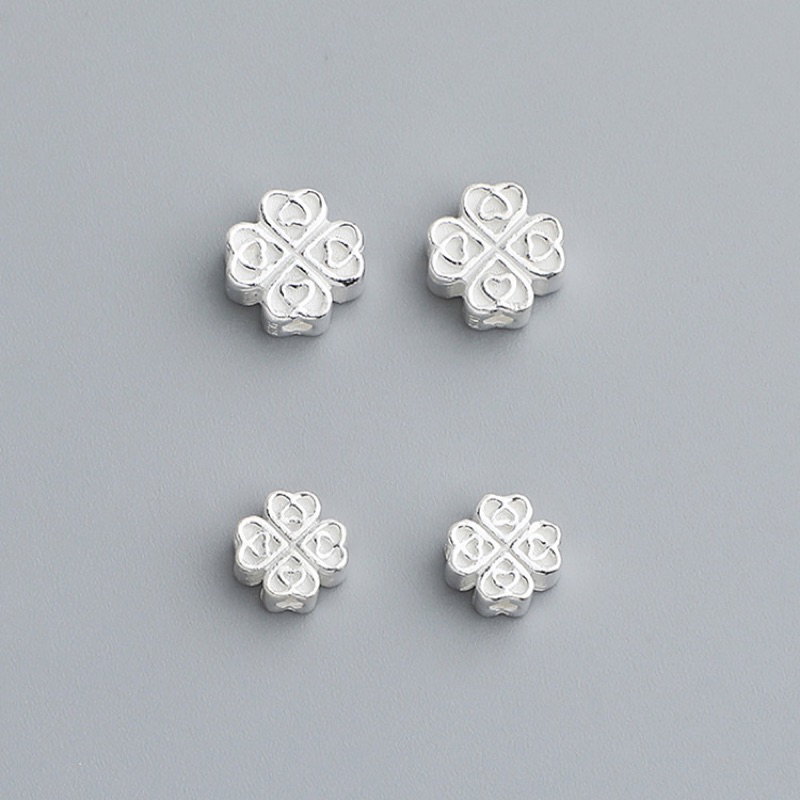[S925] Charm bạc cỏ 4 lá - MH075