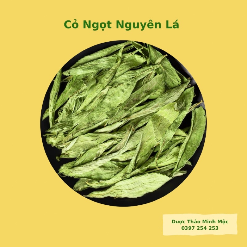 Cỏ ngọt nguyên lá sấy khô