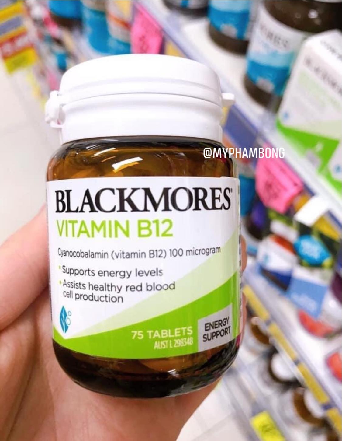 Vitamin B12 Blackmores 100mcg, 75 viên