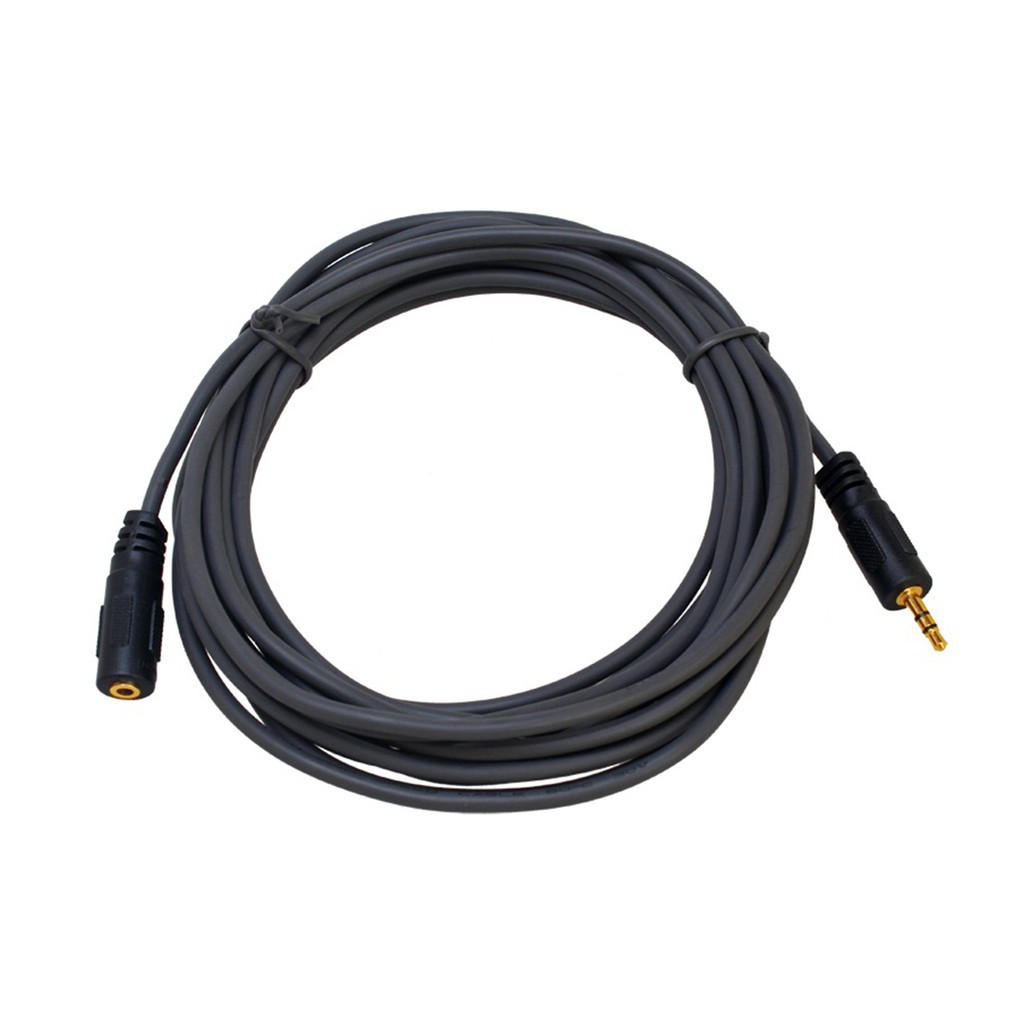 Dây loa nối dài hiệu Dtech (DT 6215) Jack 3.5mm dài 1m5 (full box) - Chính Hãng 100%, Hàng Chất Lượng , Âm Thanh Hay