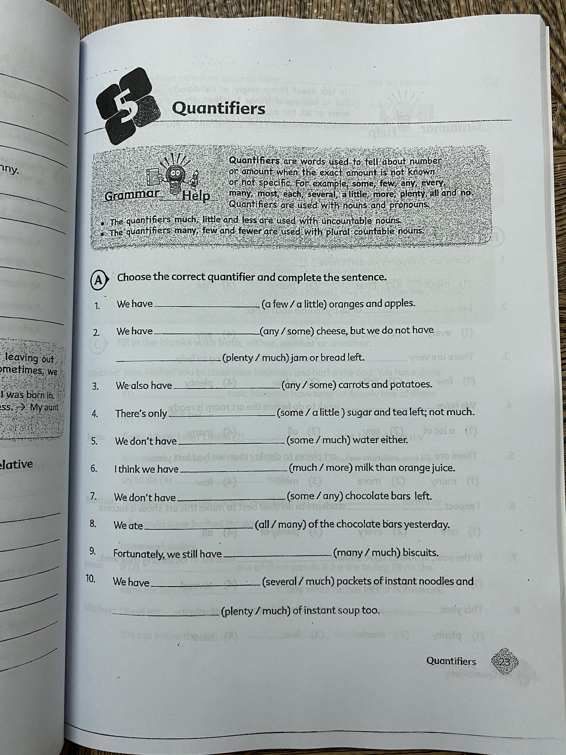 SCHOLASTIC GRAMMAR SKILL 1-6 (Sách đen trắng)