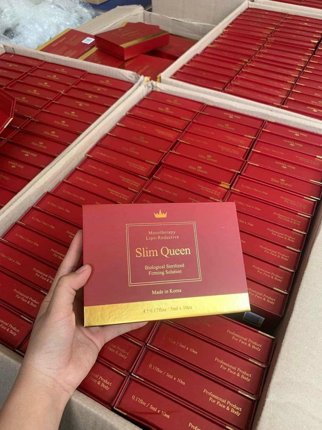 Tan Mỡ SLIM QUEEN 1 hộp 10 lọ