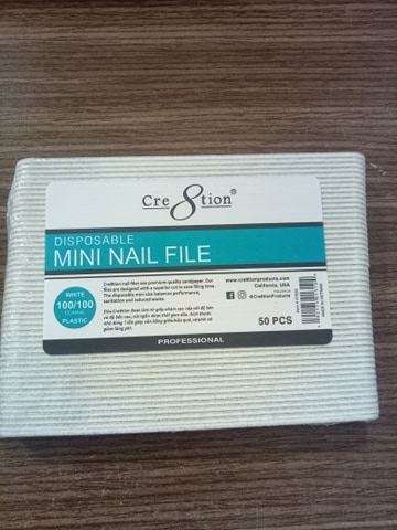 Cây Dũa móng thật hãng Cre8tion loại mini ( 50 cây/lốc)