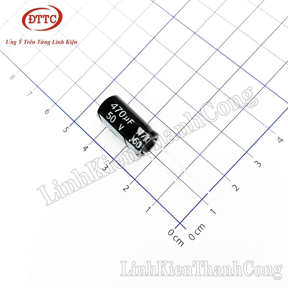Tụ Hóa 470uF 50V (10x17mm)