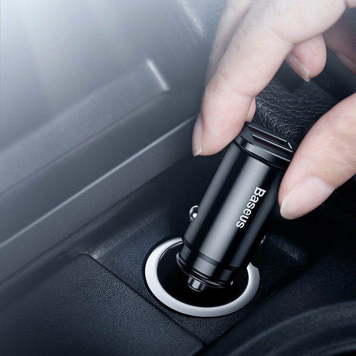 SẠC XE HƠI 2 CỔNG DUAL QUICK CHARGE 3.0 BASEUS