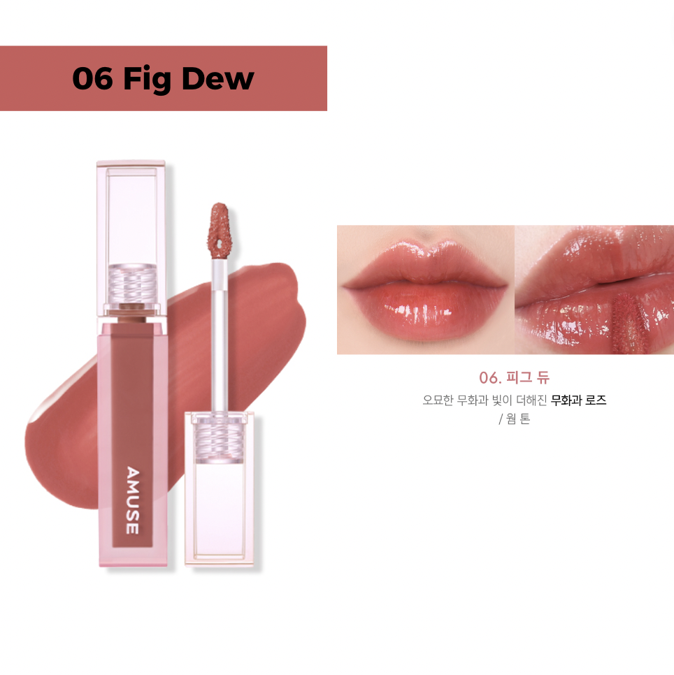 [T9.2025] Son bóng AMUSE Dew Tint HOT HIT bên Hàn