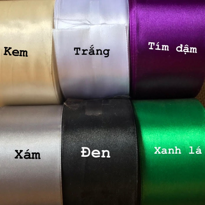 [HCM]RUY BĂNG LỤA TRƠN 5F