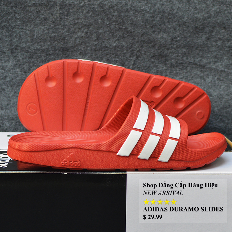 [HCM]Dép Thể Thao Adidas Nam Nữ Duramo màu đỏ