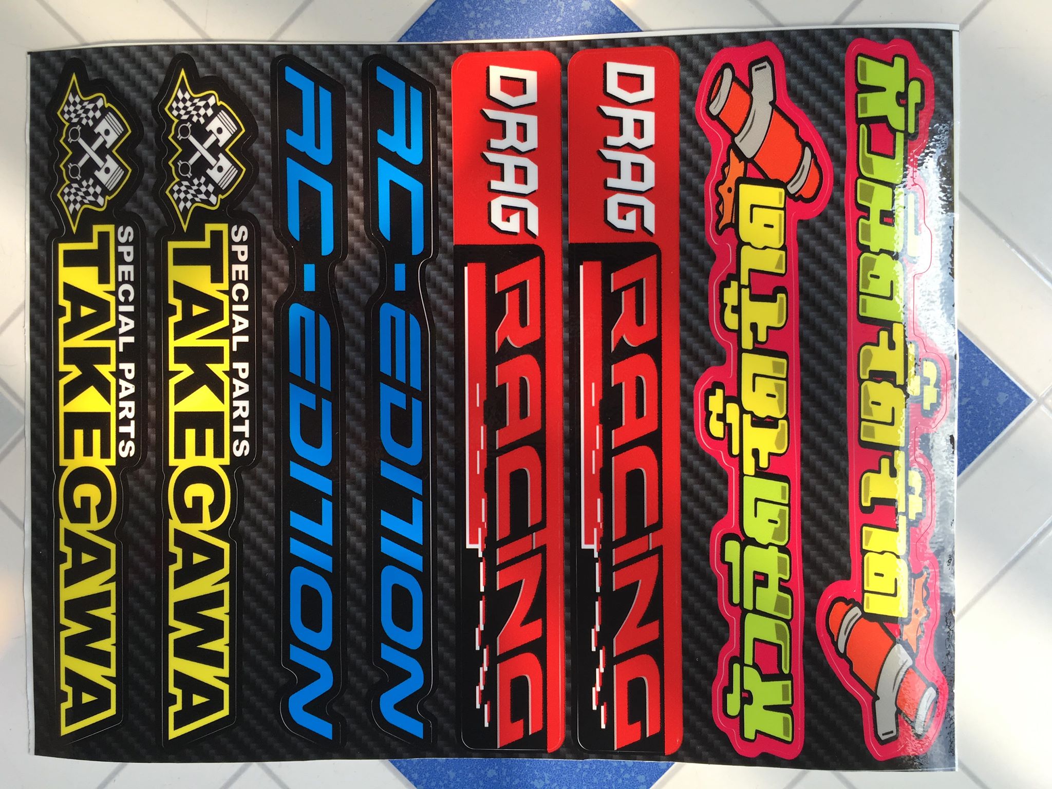 [HCM]Sét tem dán gắp dán phuộc chu thái drag racing