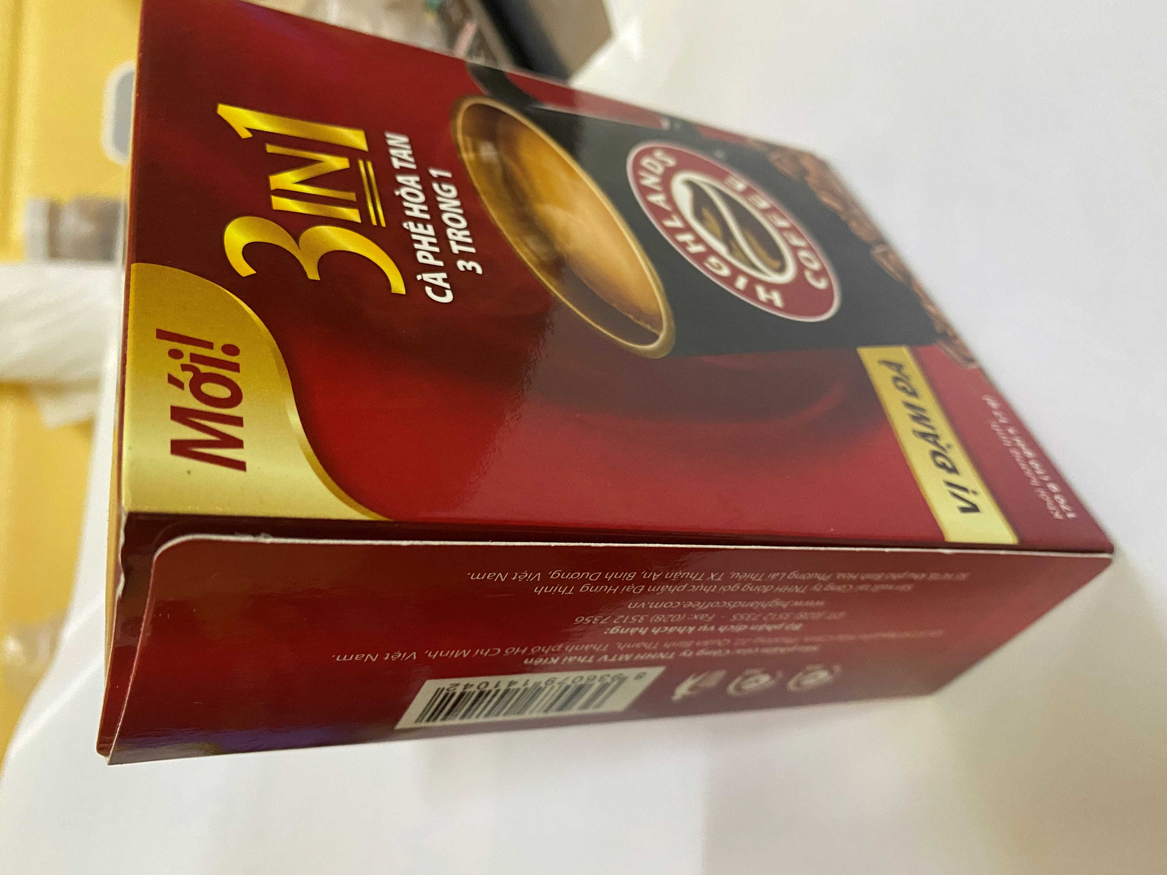 HIGHLANDS CÀ PHÊ HÒA TAN 3 TRONG 1 170g (10 gói x 17g)