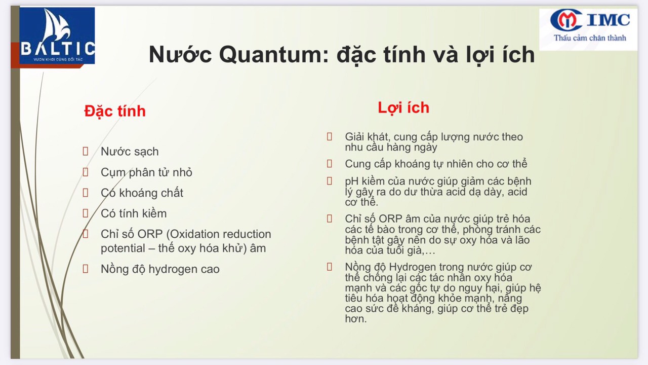 Nước uống ion Kiềm Quan tum 4 thùng