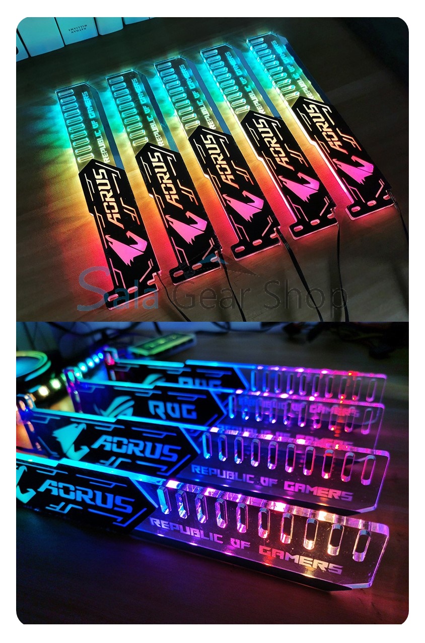 Đỡ  Card VGA Coolmoon Aorus RGB, Sync Hub Coolmoon