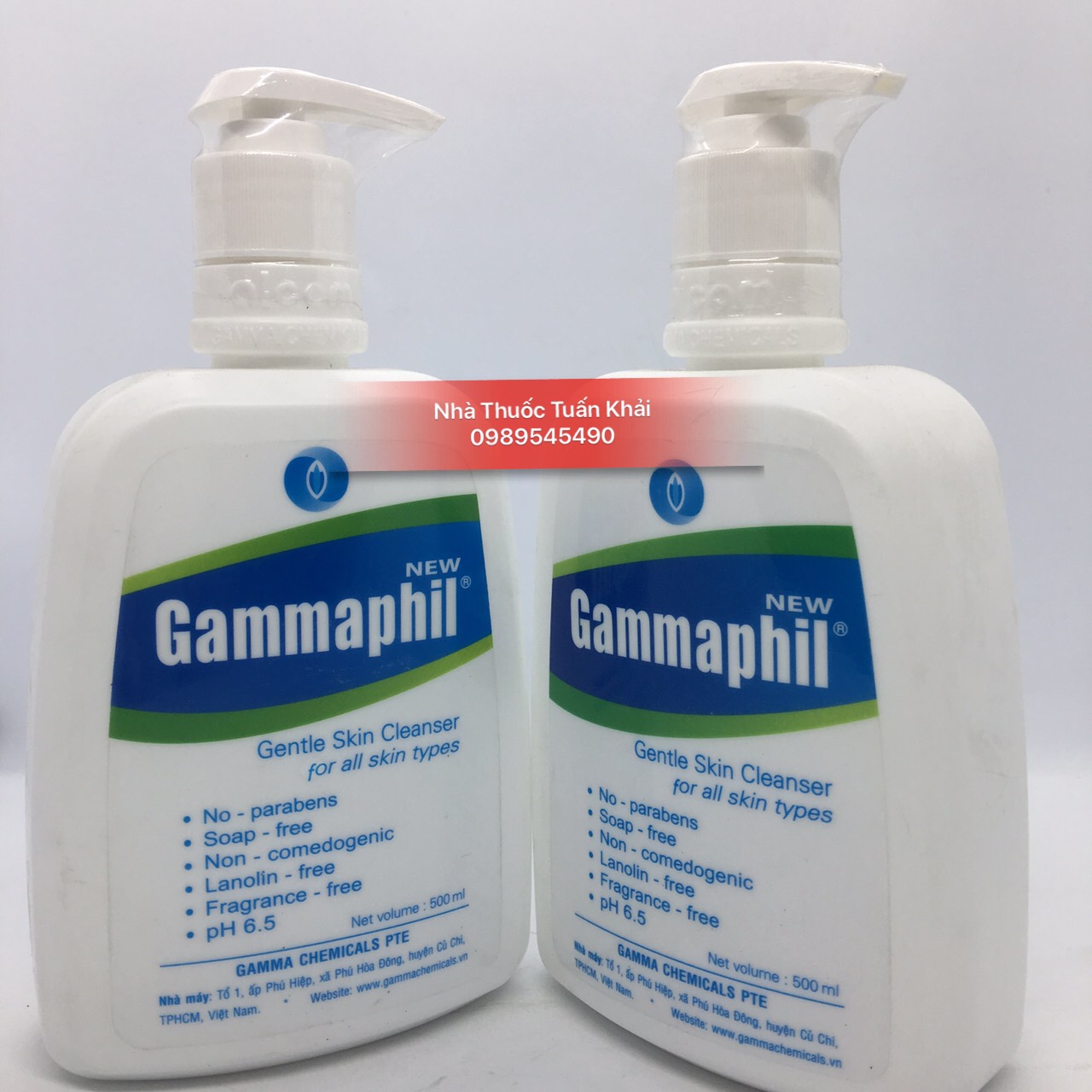 Sữa rửa mặt GAMMAPHIL dành cho mọi loại da- 500ml