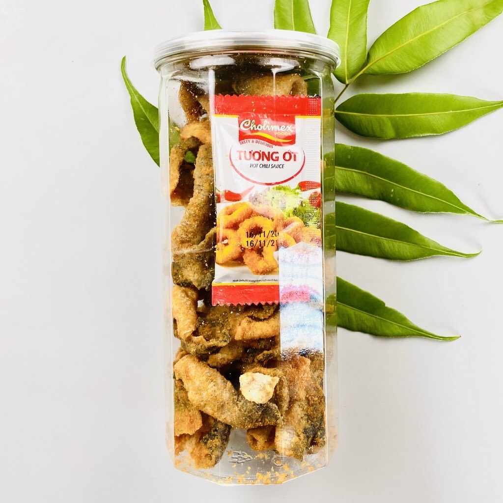 [ LON 200GRAM ] Da Cá Trứng Muối Siêu Ngon Đậm Vị
