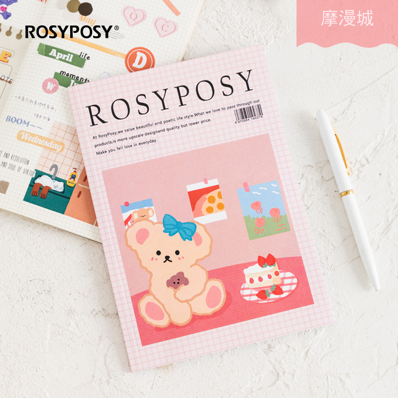 Sổ 20 tờ sticker dễ thương ROSY POSY