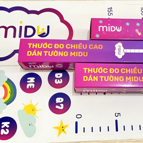 Midu waterproof and anti-scratch wall sticker height measure, 2m long